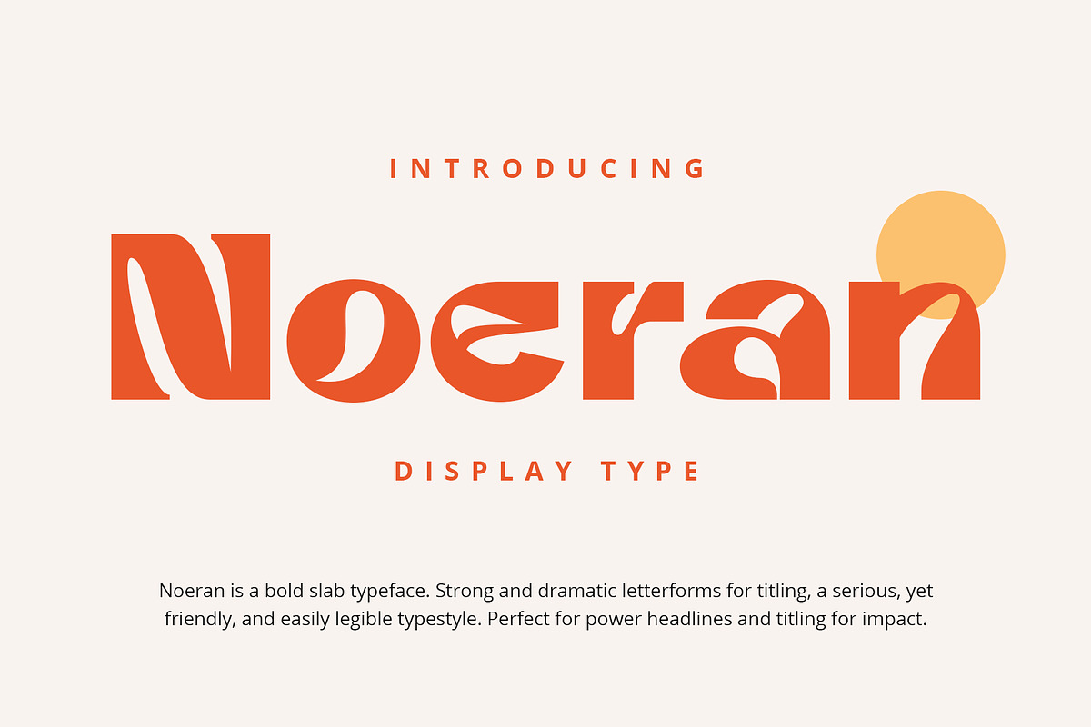 Noeran, a Sans Serif Font by Damelev (Photo 1 of 11)