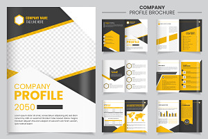 Bi fold brochure template, a Brochure Template by Tanuart