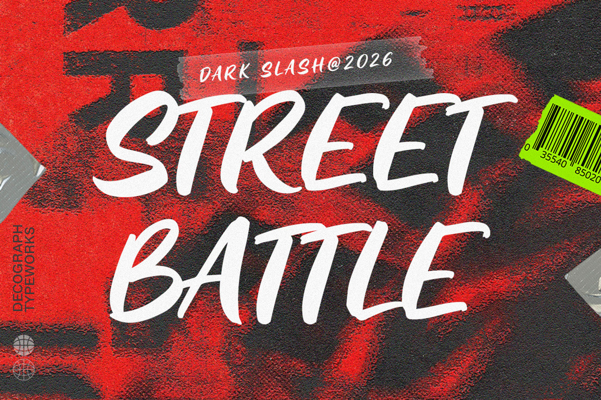 Dark Slash – Bold Brush Script, a Handwritten Font by decographstud (Photo 4 of 8)
