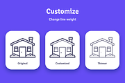 3552 Unigrid icons, an Outline Icon by Icojam store (Thumbnail 2 of 14)