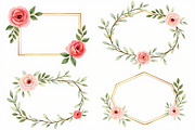 Rustic Floral Geometric Frame Bundle, an Illustration by musafir_fashion (Thumbnail 6 of 14)