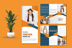 School Admission Tri-Fold Brochure, a Brochure Template by taieefbakshi