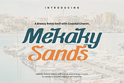 Mekaky Sands – Coastal Retro Serif, a Serif Font by restuartdesign (Thumbnail 1 of 7)