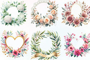 Wedding Photo Frames Clipart, an Illustration by CraftArtStudio (Thumbnail 2 of 6)