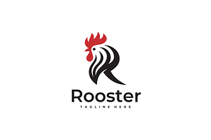 Rooster Letter R Logo, a Branding & Logo Template by yopie