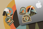 Inspiring Adventure Badges, an Illustration by Firowerk (Thumbnail 5 of 7)