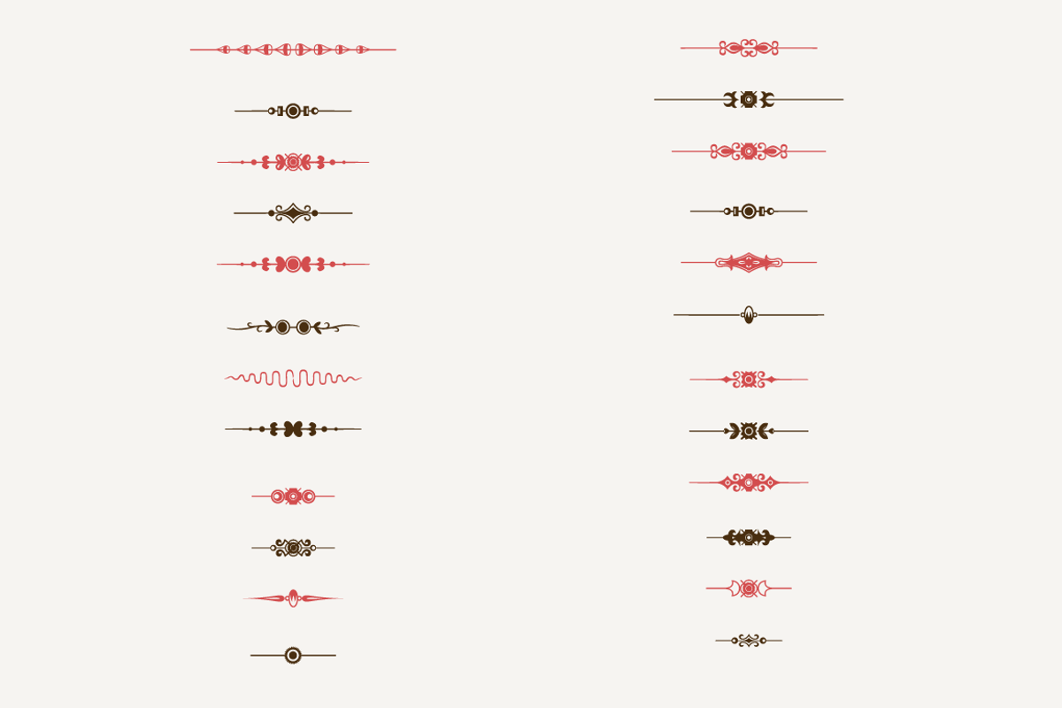 Decorative Text Dividers N°1, an Illustration by Webalys (Photo 4 of 4)