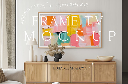 Frame TV Mockup, a Product Mockup by 7th Floor Studio