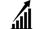 Business growth and upward arrow, a Finance Illustration by balal (Thumbnail 8 of 13)