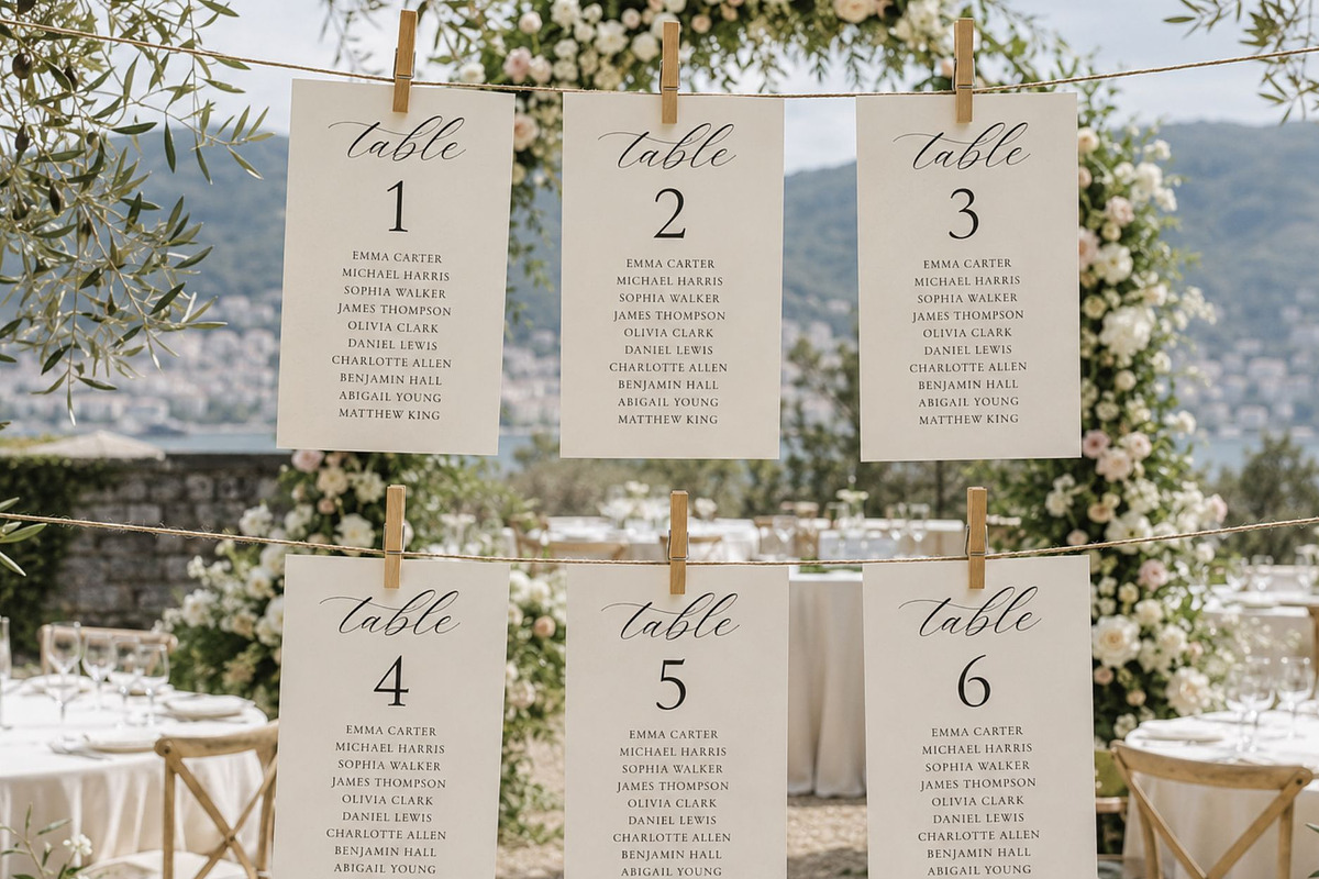 Wedding Seating Chart: CanvaTemplate, a Card Template by Arfis (Photo 4 of 10)
