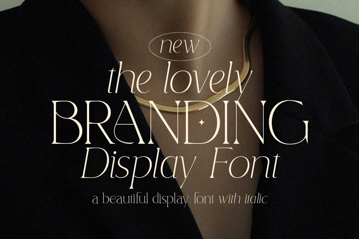 Lovely Branding, a Font by Lucky Type (Photo 1 of 18)
