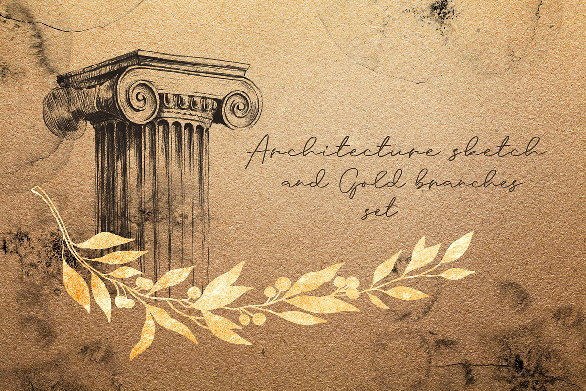 Architecture and Sculpture sketches, a Texture Illustration by Alamella (Photo 1 of 11)