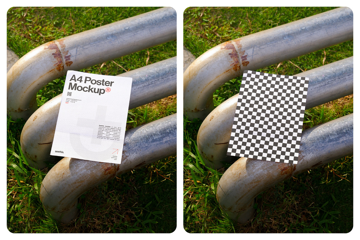 Poster & Business Card Mockup Bundle, an Advertising Mockup by Usethis Mockup (Photo 3 of 8)