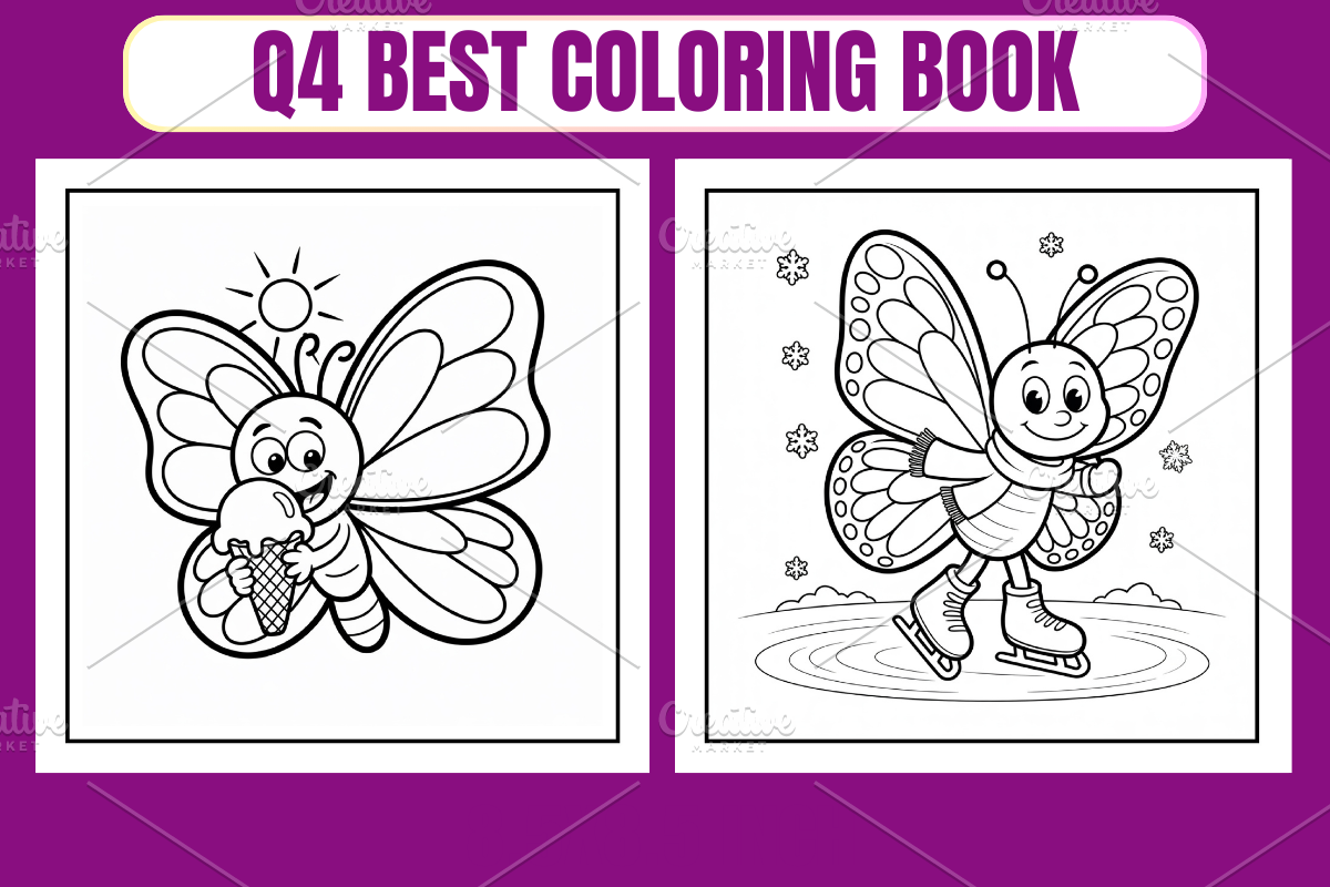 Bold & Easy Butterfly For Adults, an Animal Illustration by Coco Bloom (Photo 3 of 3)