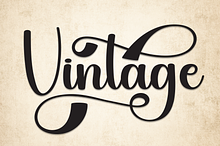 Vintage | Script Font