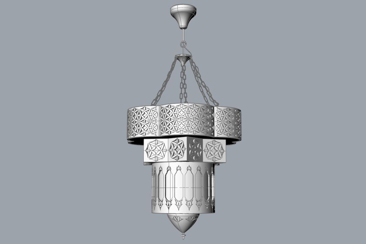 ARAB pendant lamp, a Furniture 3D Model by www.3factory.it (Photo 7 of 7)
