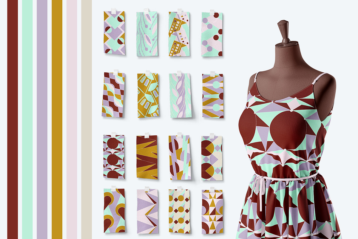Surreal geometric abstract patterns, a Pattern Graphic by Pachel (Photo 6 of 9)