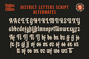 District Letters Font Duo, a Script Font by Abbasy Studio (Thumbnail 8 of 12)