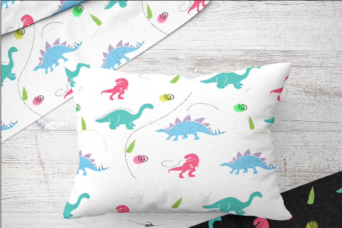 dinosaur pattern for kids, a Pattern Graphic by Asfacute (Photo 4 of 12)