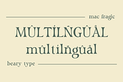Mac Fragic - A Classic & Elegant Ser, a Serif Font by BearyType Studio (Thumbnail 8 of 10)