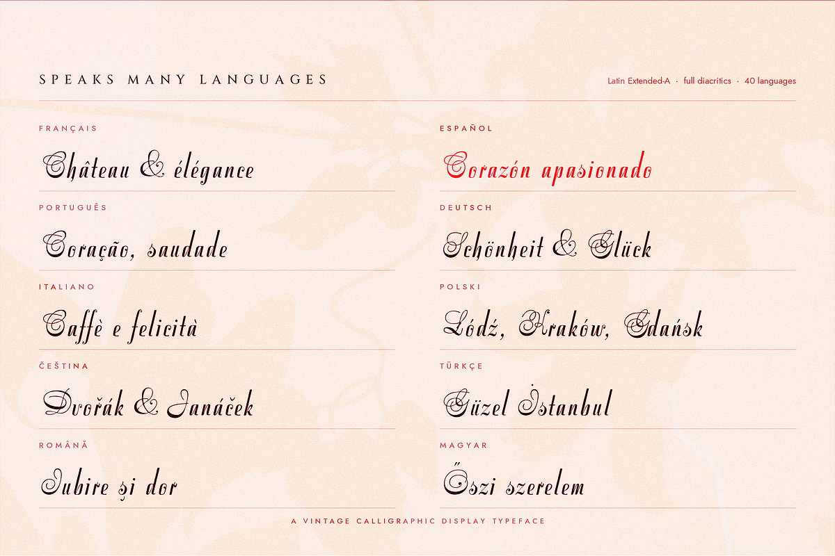 Stradivelle - Script Font, a Script Font by Lilithcollageart (Photo 4 of 10)