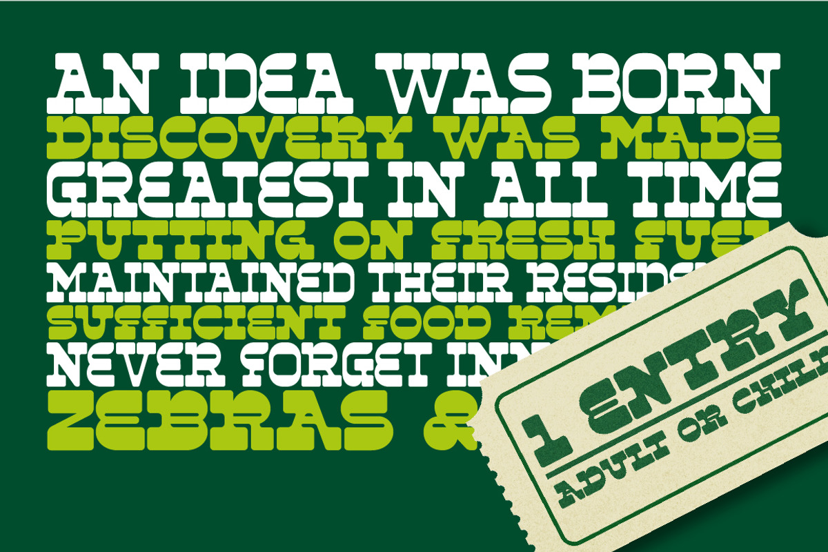 Rootzin, a Slab Serif Font by Typogama (Photo 6 of 15)