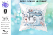 Animated Pillow Video Mockup, a Household Mockup by StyledProductMockups (Thumbnail 12 of 15)