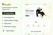 Gisselle - Fashion Designer Website, an UI Kit Template by Uptechies (Thumbnail 1 of 4)