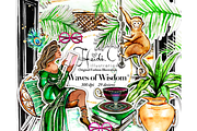 Waves of Wisdom, an Illustration by HeidiCIllustration (Thumbnail 1 of 9)