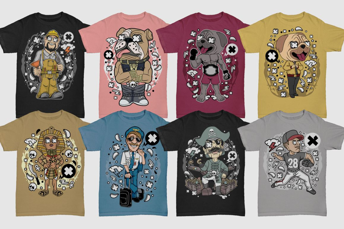 Cartoon Vector #7 Designs Bundle, an Illustration by roach_graphic (Photo 10 of 14)