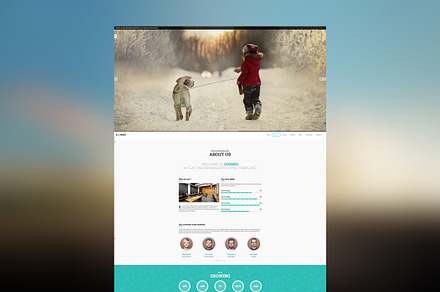 Zoomer - One Page WordPress Theme