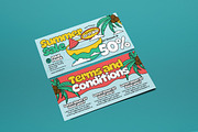 Blue Red Quirky Summer Voucher, a Card Template by graphicook (Thumbnail 2 of 3)