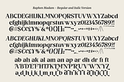 Raphen Madam - Classic Elegant Serif, a Serif Font by Pandeka Studio (Thumbnail 11 of 12)