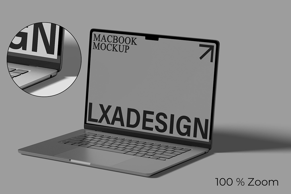 Laptop Mockups, a Mac Mockup by Lxadesign (Photo 4 of 9)