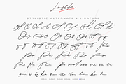 Lousita | Signature Script, a Script Font by Mozyen Studio (Thumbnail 8 of 12)