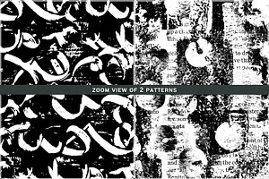 20 Black And White Seamless Patterns