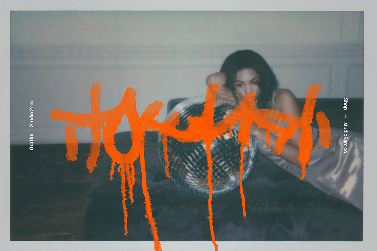 Graffiti - 75 Grunge Spray Textures, a Texture Graphic by Studio 2am (Photo 2 of 8)