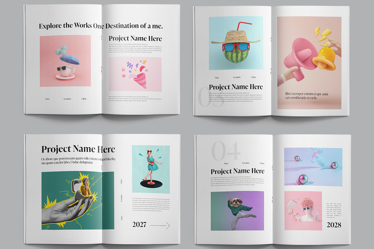 Creative Portfolio Layout, a Magazine Template by ContestDesign (Photo 3 of 3)