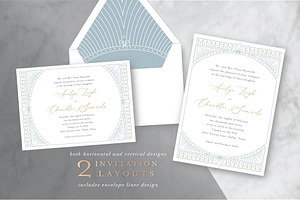 Modern Romance Invitation Suite