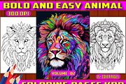 Bold And Easy Animal Coloring Vol 02, an Animal Illustration by Coco Bloom (Thumbnail 1 of 4)