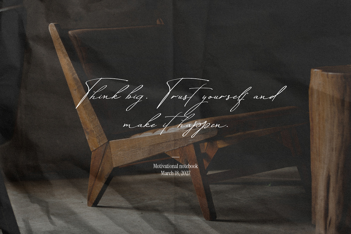 Vanilla Mousse Script, a Handwritten Font by DesignThatMatters (Photo 5 of 10)