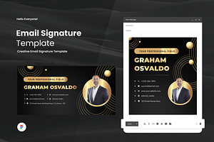Hotel Luxury - Email Signature, a Templates & Theme by SquidPixey
