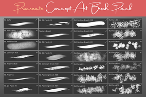 PROCREATE COMBO 1 - 108 Brushes