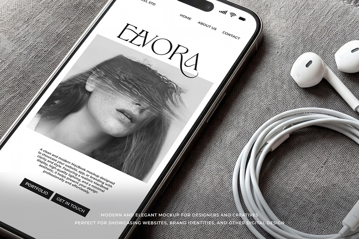Elvora - iPhone Device Mockup, an iPhone Mockup by Heinzel Std Mockup (Photo 4 of 5)
