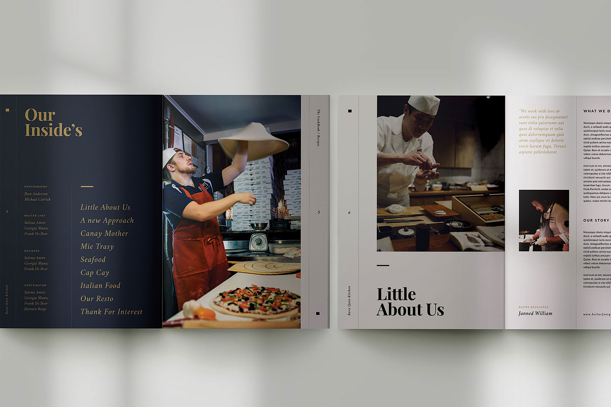 Cookbook / Recipe Book V.2, a Brochure Template by Occy Design