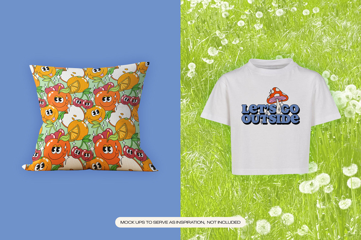 Touch Grass - Funky Nature Graphics, a Graphic by Lucy Jenn (Photo 10 of 11)
