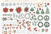 Retro Groovy Christmas collection, a Pattern Graphic by @olga.angelloz (Thumbnail 5 of 12)