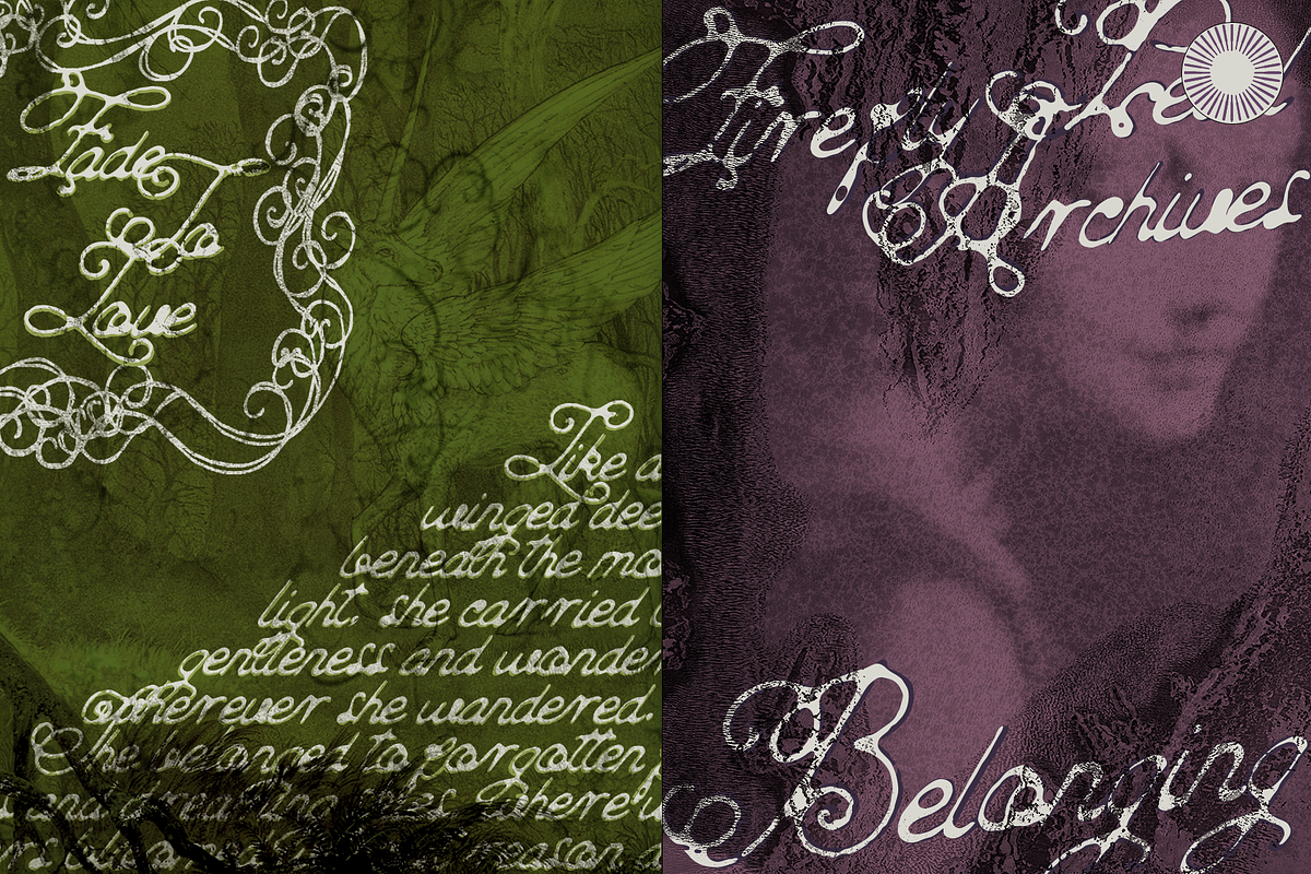 Wild Flower - Gothic Script, a Script Font by Setara Langit CreativeStd (Photo 10 of 15)
