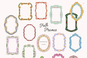 FOLK Frames & Backgrounds, an Illustration by SunnyAfternoons (Thumbnail 8 of 12)
