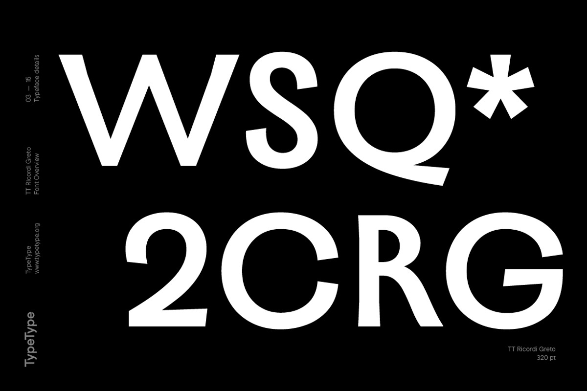 TT Ricordi Greto, a Sans Serif Font by TypeType (Photo 3 of 15)